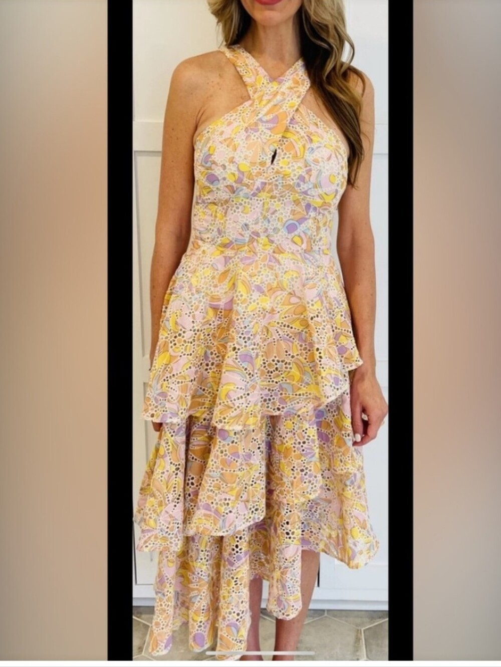 NWT Willa Story Mia Halter Dress Dress Not Stretchy Sz Xs